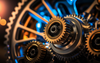 Doença síndrome na Medicina Chinesa podem ser comparadas com um sistema de engrenagem.